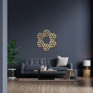 Hex Acoustic Wall Panel Shape - Pale Oak by Kraus