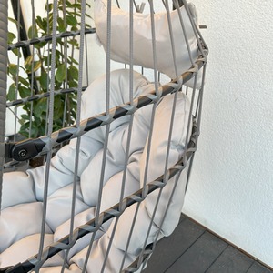 Azura Hanging Egg Chair - Grey by Madefor.living