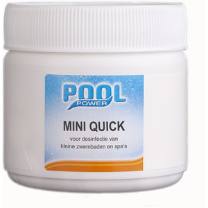 Fast Dissolving Chlorine Tablets Mini Quick - White by Pool Power