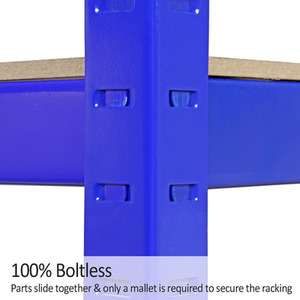 Blue Monster Racking T Rax Strong Storage Shelves - Blue by Monster Racking