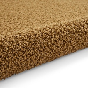Washable Gold Polyester Shaggy Rug - Gold / 160x230cm by The Rug Wholesaler