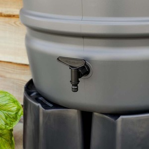 Harcostar 168 Litre Grey Water Butt Kit - Anthracite by Harcostar