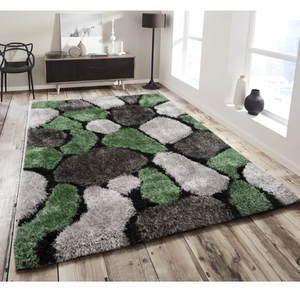 Pebbles Emerald Rug by Home Republic