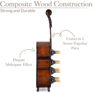 Cello Wine Rack Bottle Holder - Brown by Christow