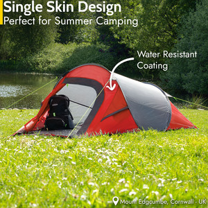2 Person Pop Up Tent - Red by Trail