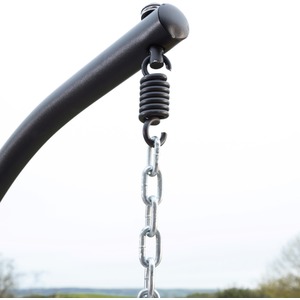 Oakley Swing Single Egg Pod Chair - Light Grey - Light Grey by Artemis Home