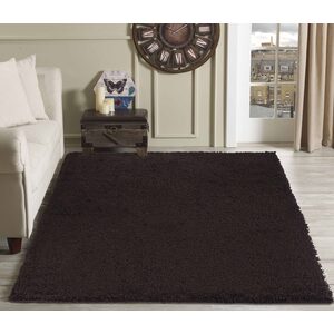 Desire Rugs Plain Living Room Fluffy Shaggy Area Rugs by Desire Rugs