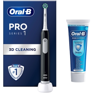 Oral-B Pro Series 1 Black Electric Toothbrush Toothpaste, - Black by Oral-B