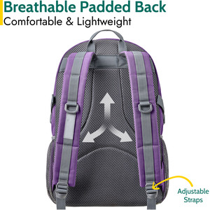 Aspen 30L Camping Backpack - Purple by Trail