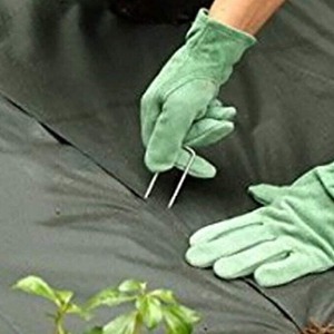 U Tent Peg - Weed Control Pegs - Silver by Garden Mile