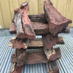 LET'S BRAAI 30kg Kameeldoring Braaiwood Namibian hardwood BBQ Firewood Logs - Brown by LET'S BRAAI