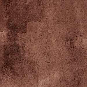 Rabbit Faux Fur Throw - Mocha / Medium by Divante