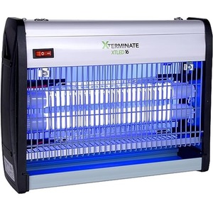Electric LED Indoor UV Light Insect Fly Killer - Silver / 16W by Xterminate