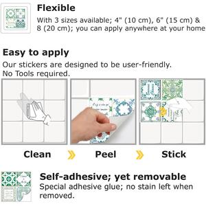 Walplus Wall Tiles Stickers by WALPLUS