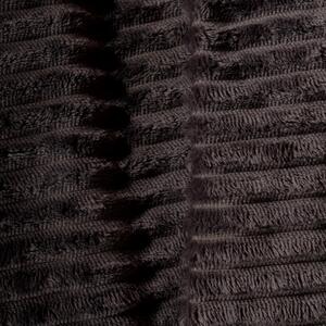 Ribbed Faux Fur Throw by OHS