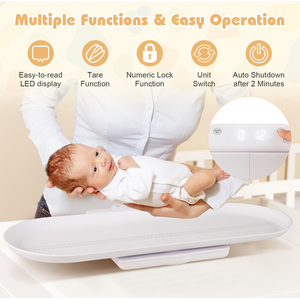 Smart Baby Scale - White by Costway