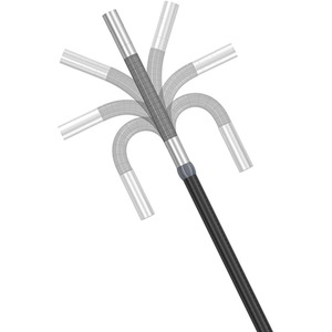 Handheld Articulating Endoscope Inspection Camera with 4.5 inch IPS LCD Screen - Black by UK Inspection Camera