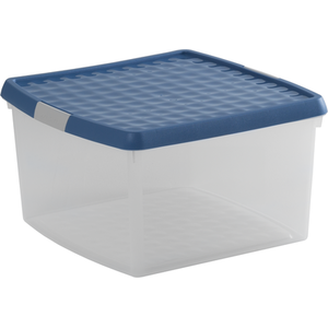 Clip Box with Lid - Elemental Blue / 25l by Wham