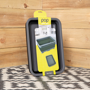 Collapsible Camping Dish Wash Basin Tub - Black by Samuel Alexander