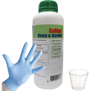 1L Gallup Home And Garden Super Strength Weed killer - White by Barclays