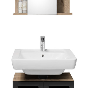 Vista Under Sink Cabinet - Black by Julian Bowen