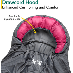 XL Hooded Sleeping Bag 2-3 Season by Trail