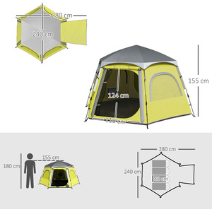 Outsunny Easy Setup Dome Camping Tent by Outsunny