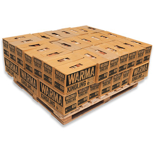 Warma Large Box Kiln Dried Kindling Lighting Wood - Natural / 50 by Warma