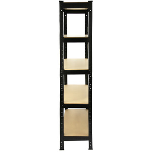 5 x T-RAX Black Metal Racking Units 75cm x 150cm x 30cm - Black by Monster Racking