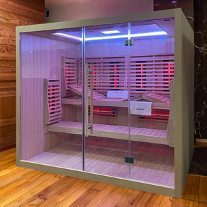Indoor Family 4 - 6 Person Infrared Sauna - Canadian Spruce by Insignia