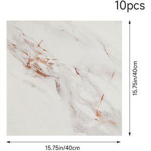 Livingandhome Set of 10 Marble PVC Wall Stickers by Livingandhome