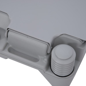 Outsunny Mobile Camping Toilet - Grey by Outsunny