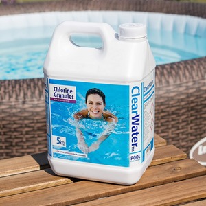 5kg Clearwater Chlorine Granules - White by Samuel Alexander