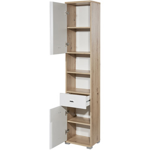 Pool Tall Cabinet - White by Julian Bowen