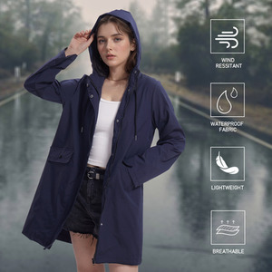 Mid-Length Hard Shell Jacket by komore