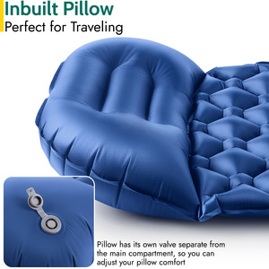 Lightweight Single Camping Mat with Pillow by Trail