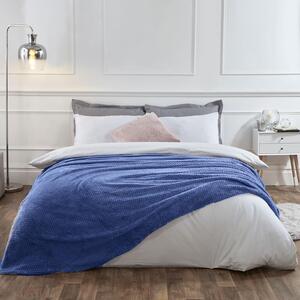 Waffle Honeycomb Mink Throw by Dreamscene