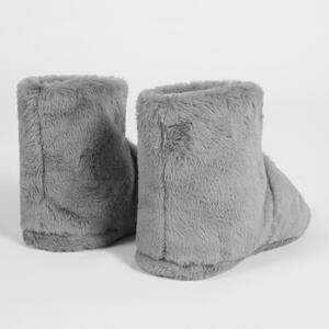 Microwavable Faux Fur Boot Slippers by OHS