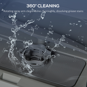 HOMCOM Table Top Dishwasher with 4 Settings by HOMCOM