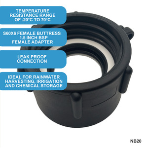 IBC S60x6 (2 inch) Female to (2 inch) BSP Female by DNA PACKAGING LTD