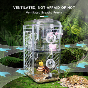 Transparent Hamster Cage by Livingandhome