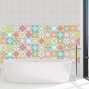 Walplus Wall Tiles Stickers by WALPLUS