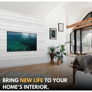 3D Wall Panels (96x48 cm) PVC Cladding Panel Sparkling Glitter Design by NOVECRAFTO