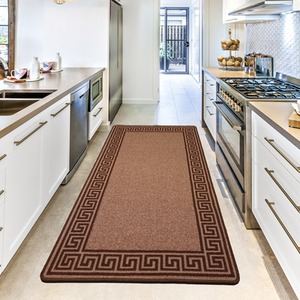 Nonslip Greekey Gel Door Mats by Smart Living