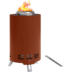 Outsunny Stainless Steel Smokeless Fire Pit 842-388 by Outsunny