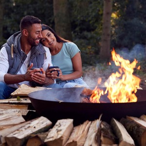 Fire Pit Garden Patio Heater - Black