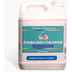 Perfect Balance Stabilised Chlorine Granules 5KG - White by Perfect Balance