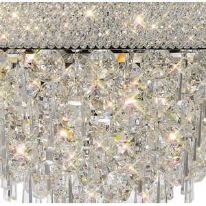 Alexandra Ceiling Pendant Chandelier 20 Light Polished Chrome, Crystal - Polished Chrome