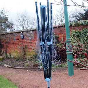 Multi Arm Steel Rotary Washing Line - Silver by Samuel Alexander