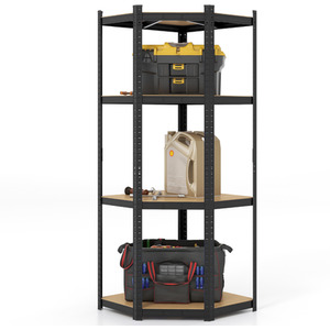 4-Tier Corner Shelving Unit Garage Storage Utility Rack